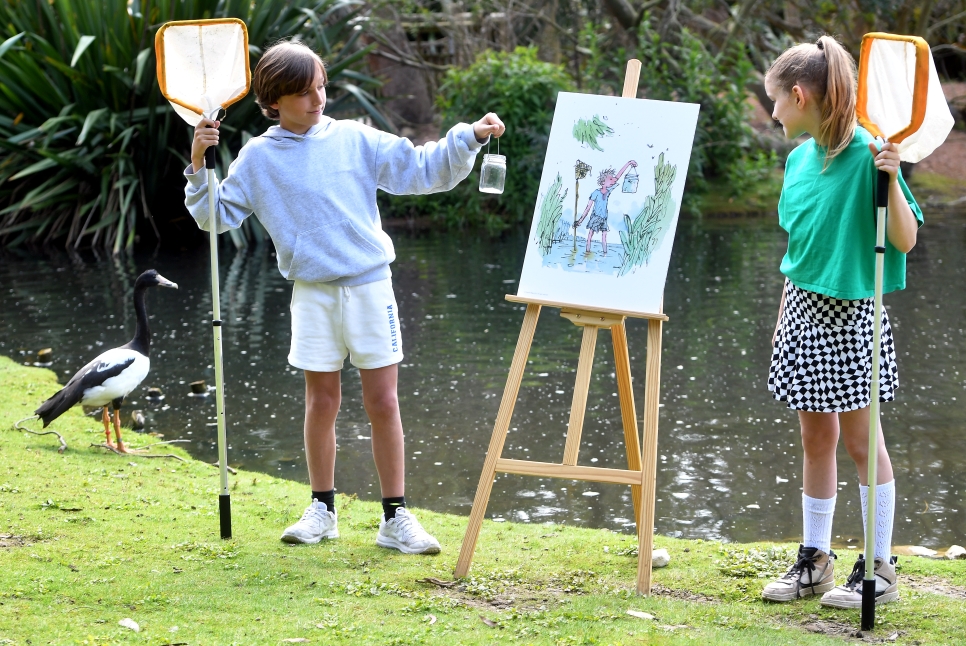 Quentin Blake art draws people to London Wetland Centre
